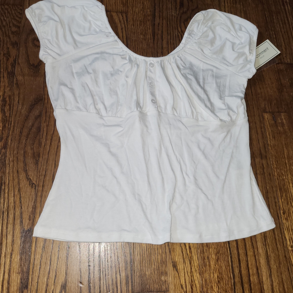 Chic White Women's Blouse